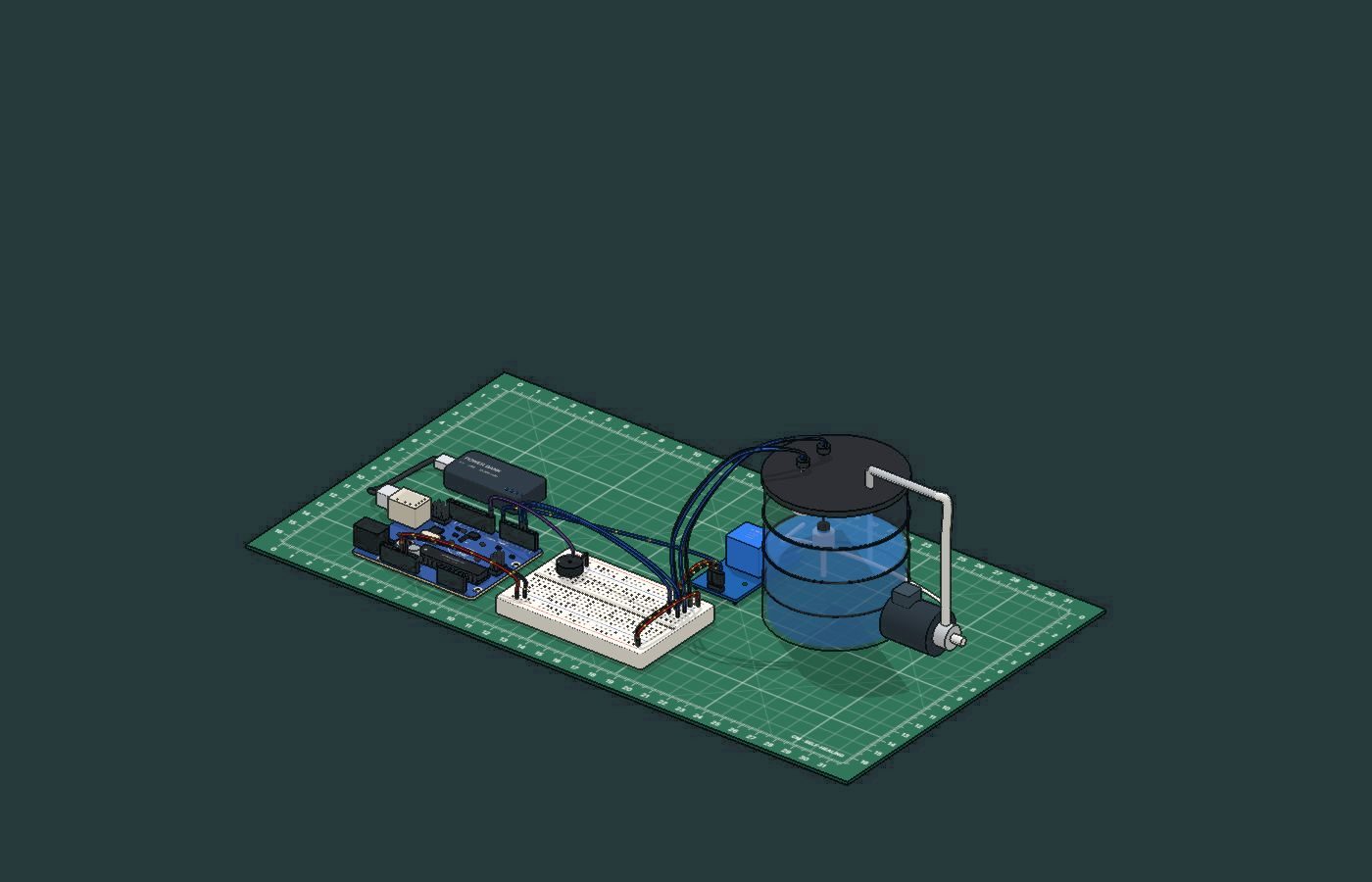 The Pump that stops when the tank is full bench